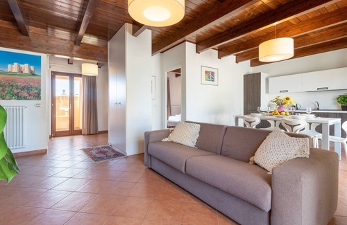 Polignano a Mare Apartment | Apartment 'Attico D'amare' with Private Terrace, Wi-Fi and Air Conditioning