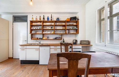 Pirna Apartment | Apartment 'Feher' with Mountain View, Shared Garden and Balcony