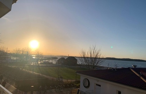 Laboe Apartment | Apartment 'Panorama 8' with Sea View, Balcony and Wi-Fi