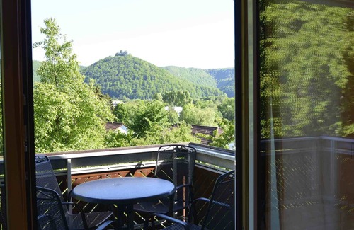 Bad Urach Apartment | Apartment 'Panoramablick 62 Qm' with Mountain View, Balcony and Wi-Fi