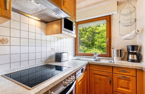 Wolfach - Saint Roman Apartment | Apartment 'Vogelnest' with Mountain View, Shared Pool and Wi-Fi