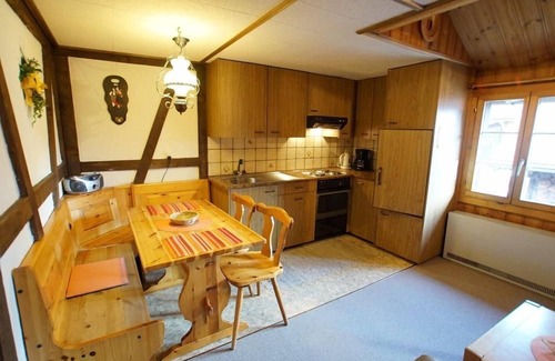 Sedrun Apartment | Apartment with a view of the mountains