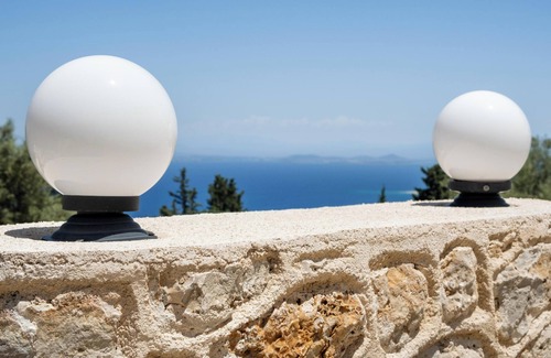 Tsoukaladhes Apartment | 'Apartment with Sea View B' with Pool, Garden, Terrace & Wi-Fi