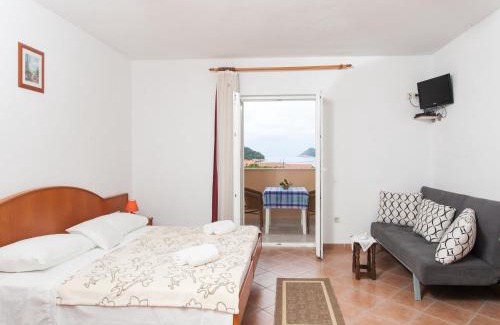 Lopud Island Apartment | Apartments Ana Lopud - Studio with Balcony and Sea View-2
