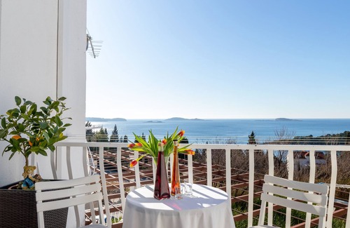 Mlini Apartment | Apartments Blažević - Two Bedroom Apartment with Terrace and Sea View