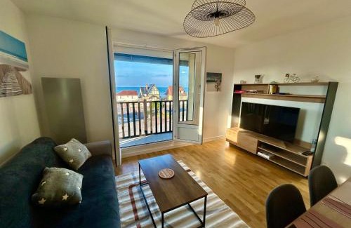 Villers-sur-Mer Apartment | Appartement pleine vue mer à 50m de la plage