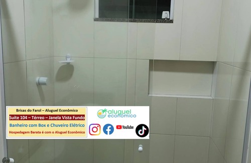 Centro Apartment | Arraial do Cabo - Suite 104 - Brisas do Farol - Economic Rent