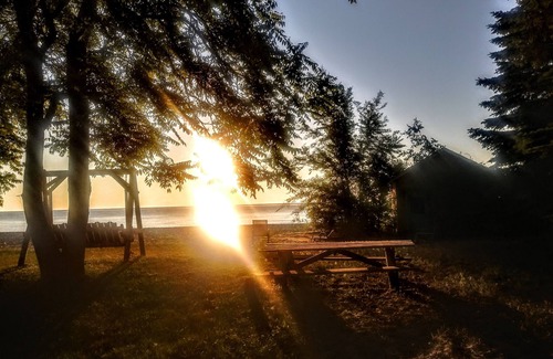 Lakeport House | At Lake Huron Shore Sunrise View entire family Home with Beach