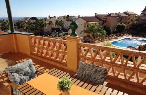 El Faro Apartment | Attic, large terrace. 2 Km. from Fuengirola. Wyndham Resorts Mijas-Costa area.