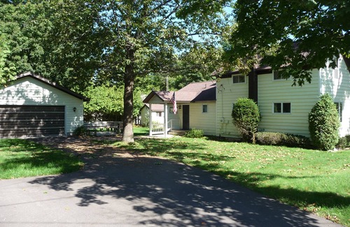 Northport House | August availability! Quaint and private Northport village home. Nice patio.