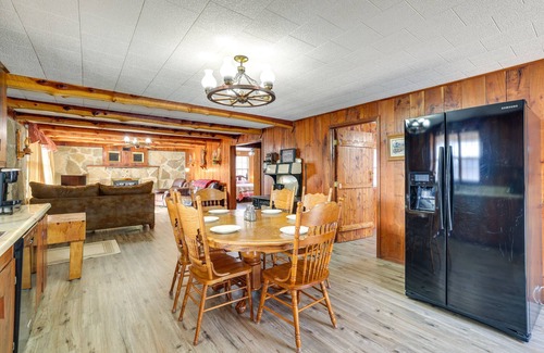 Pineville Cabin | Authentic Log Cabin in Pineville ~ 2 Mi to River!