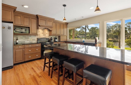 Sea Pines House | Available by the Month! ~Heated Pool/WalkToBeach/1MileToSaltyDog/LagoonSetting