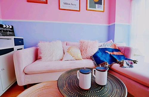 Futian Apartment | Avatar Gallery Large Queen Bed & High Rise View