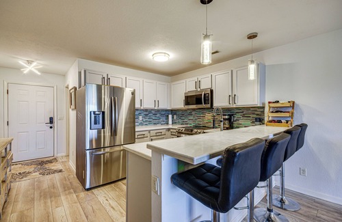 Osage Beach Condo | Balcony w/Marina Views: Lake Ozark Hideaway!