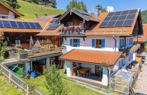 Wallgau Ski Chalet | Barn, large terrace, Grander water