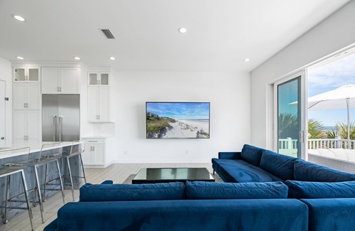 Crescent Beach House | Beach Dream | large luxury Oceanfront Home with Private Pool. Outdoor Dining +