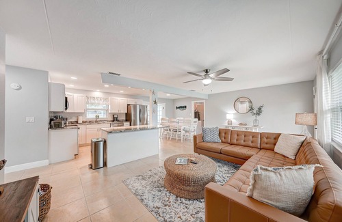 Walsingham House | Beach Escape: King Bed + Game Garage Near IRB