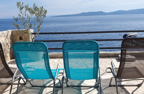 Pisak Apartment | Beach House Villa Antares, apt. A4 ground floor terrace