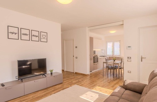 Dro Apartment | Beautiful apartment for 4 people with WIFI, A/C, TV, patio and panoramic view