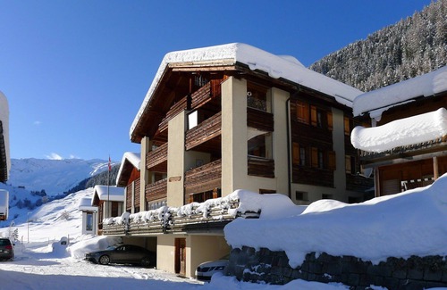 Tujetsch Apartment | Beautiful apartment for 6 guests with WIFI, TV, patio and panoramic view