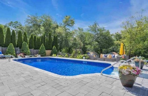 Spring Lake Heights House | Beautiful beach home with 2 king suites, swimming pool, fire pit. sleeps 8-10