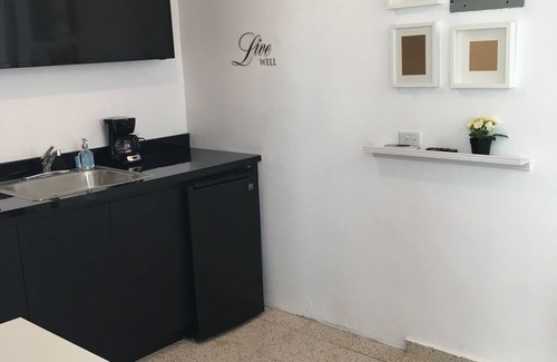 Ponce Centro Apartment | Beautiful Chandeliers, Cozy & Enjoyable Studio - Balcony/FREE WIFI - 302