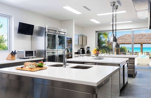 Leeward Settlement Villa | Beautiful contemporary style villa on the beach