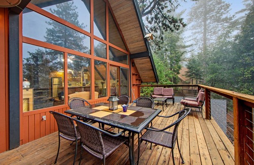 Pine Cove House | Beautiful, dog-friendly cabin with large decks, forest views, jetted tub, & more
