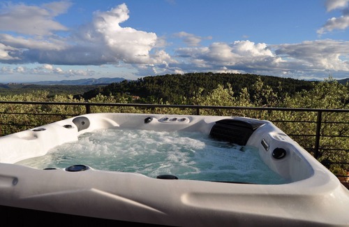 Callas Villa | beautiful house in olive grove, infinty pool and hot tub, panoramic view 8 pax