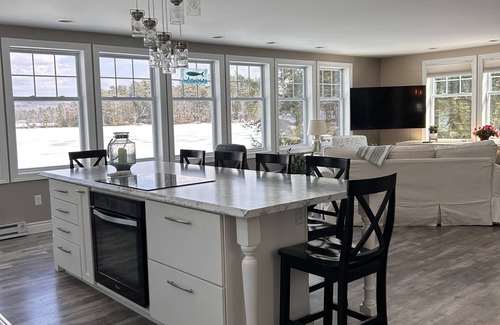 Lucerne-in-Maine House | Beautiful Lakefront Home on Phillips Lake