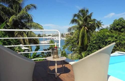 Bas du Fort Villa | Beautiful modern villa facing the lagoon