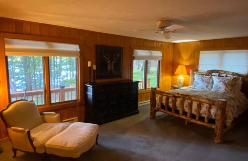 Eagle River Cabin | Beautiful Northwoods Home with Lakefront Views and Spectacular Shoreline