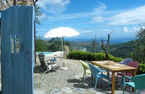 Pietrabruna House | Beautiful private villa for 5 people with private pool, WIFI, TV and patio