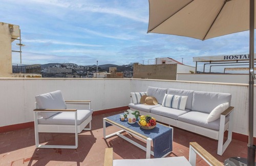 Peniscola Old Town House | Beautiful private villa for 12 guests with WIFI, TV and terrace