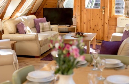 Maybole Villa | Beautiful private villa for 16 guests with WIFI, TV, patio, pets allowed and panoramic view