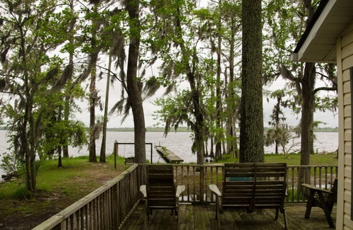 Columbia House | Beautiful sunsets, Cypress trees and Spanish moss retreat