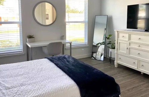 College Park Apartment | Bedroom suite w/private entrance