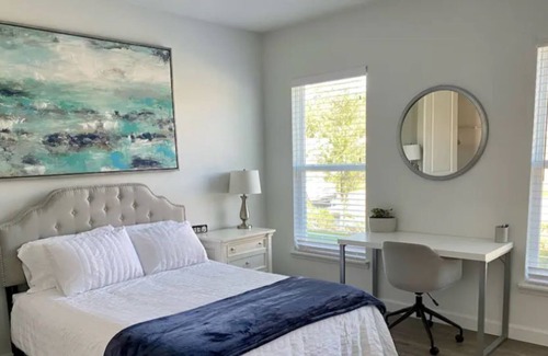 College Park Apartment | Bedroom suite w/private entrance