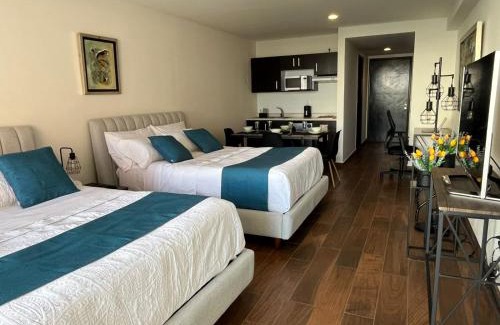 Huixquilucan Apartment | Bellísima Suite, 2 Camas Queen, Gym, en Interlomas