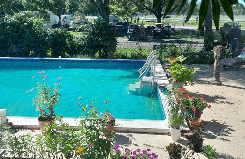 Saratoga Springs Apartment | BELMONT RENTAL ONE OF A KIND! Backs up on OK Training Track.