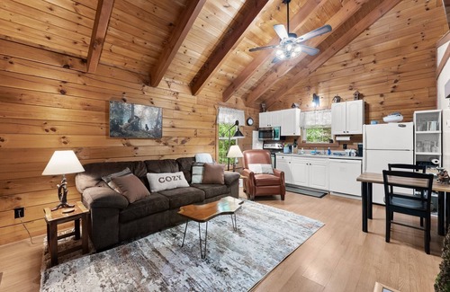 Sautee Nacoochee Cabin | Bird Song Cabin: Romantic - Cozy 1-BR w/WiFi & Hot Tub in Sautee-Nacoochee, GA