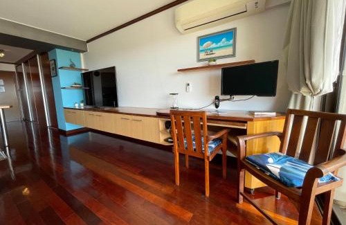 Papeete Apartment | Blue Moana Studio Papeete - Sea View, AC, Fast Wifi, Pool, Gym
