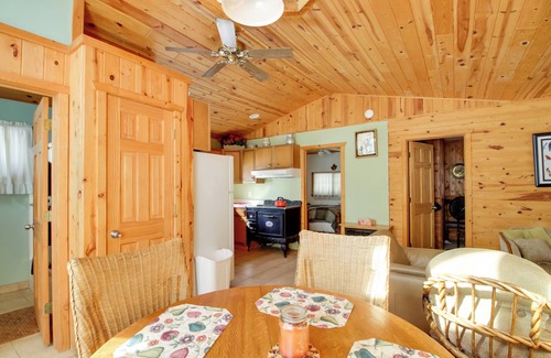 Crosslake Cabin | Boat Dock & Fire Pit: Waterfront Home in Crosslake