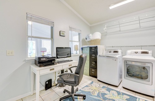 Panama City House | Boat Dock & Game Room: Waterfront Panama City Gem