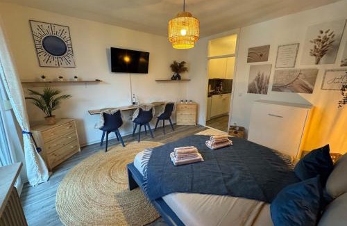 Gmain Apartment | BOHO Apartment Zirbe Blue