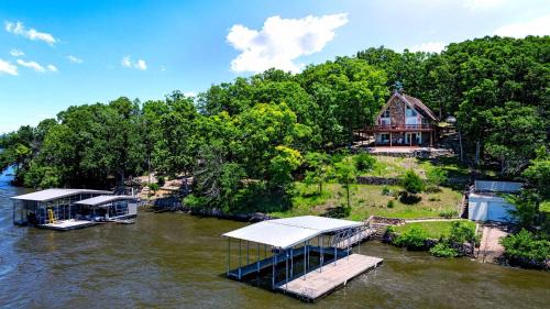 Sunrise Beach House | Boondock Bliss - Lakefront with Private Dock Sleeps 15