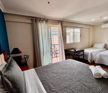 Barra da Tijuca Hotel | Bourbon Residence quádruplo-Fda12043-Barra da Tijuca