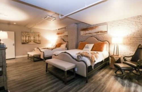 Seneca Hotel | Boutique hotel in historic downtown Seneca. Room #5, two King beds.