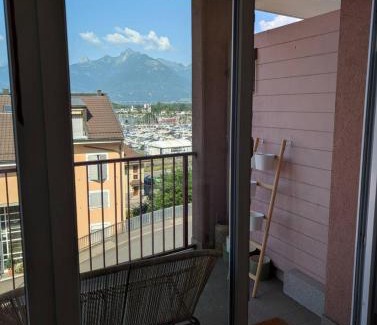 Bouveret Apartment | Bouveret Bay - The Balcony