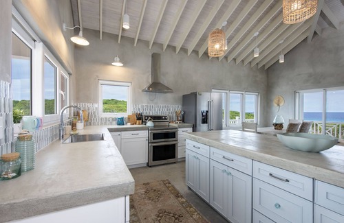 Gregory Town House | Brand New Estate w/2-Ocean Views, 1 Mile to Surfer's Beach. NEW POOL!